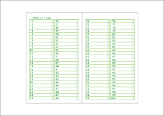 ウィッシュリスト100　グリーン系